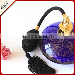 150ml High Quality New Design Hot Sale Big Capacity Blue Airbag Glass Perfume Bottle thumbnail-5