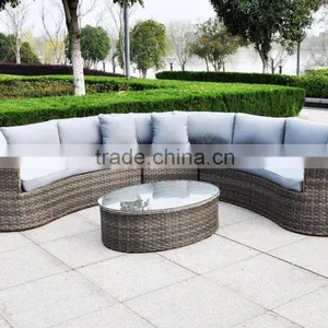 Best Choice Products Wicker Rattan Sofa Set Grey Cushion thumbnail-2