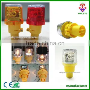 Solar Warning Light/led Road Safety Flashing Light thumbnail-5