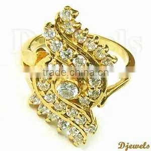 Indian Ladies Diamond Rings, Diamond Wedding Rings, Diamond Jewelry thumbnail-1