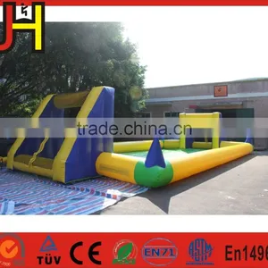 2016 Professional Supplier Inflatable Water Soap Soccer Field for Sale thumbnail-1