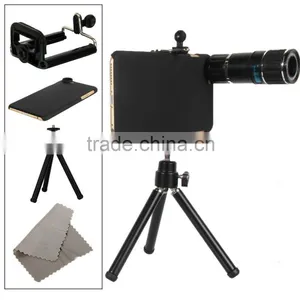 F2.0 12X Zoom Camera Lens W/ Back Case & Mini Tripod For IPhone6 Plus/iPhone6S Plus thumbnail-1