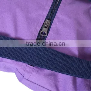 Wholesale Promotional Blank 100% Cotton Canvas Drawstring Backpack thumbnail-5