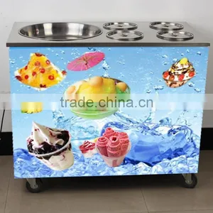 Commercial Fruit Fried Ice Cream Machine thumbnail-3