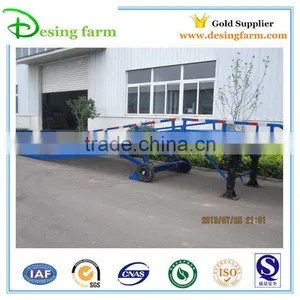 Hydraulic Adjustable Forklift Container Loading Yard Ramp thumbnail-2
