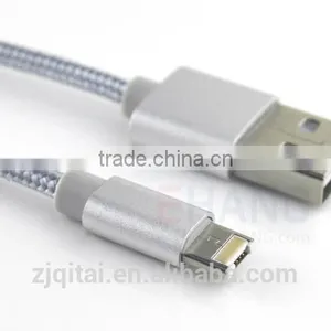 MFi 2 in 1 USB Cable for IPhone and Samsung,for Apple Mfi Certified Cable Braided thumbnail-1