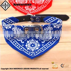 Wholesale Adjustable Small Puppy Fashion Scarf Pet Neckerchief Dog Collar thumbnail-3