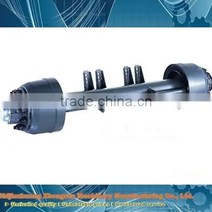 China Top Sale Self Steering Low Loader Axles thumbnail-2