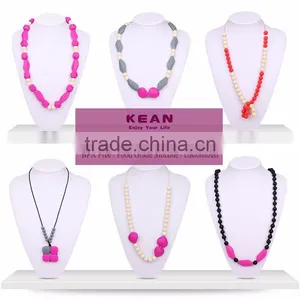 Baby Teething Necklace For Mom Wear 100% PBA FREE WIth FDA thumbnail-4
