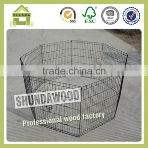 SDW03 Black Coated Pet Playpen thumbnail-1