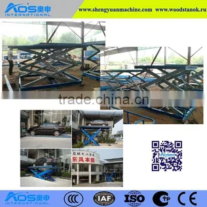 Stationary Scissor Cargo Lift Table 2000kg Capacity, 3.4m Height thumbnail-5