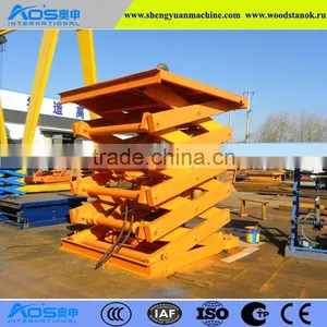 Static Hydraulic Scissor Lift Platform Used In Warehouse For Goods Lifting thumbnail-4