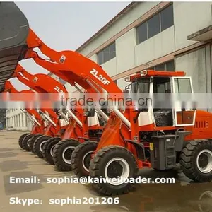 Kaiwei 1.5-2 Ton CE Certification Factories of Wheel Loader thumbnail-1