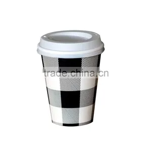 Disposable Coffee Cups With Lids,plastic Coffee Cups,kraft Paper Coffee Cups thumbnail-5