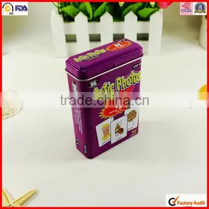 Factory Sale Rectangular Top Grade Coffee Box Tin thumbnail-3