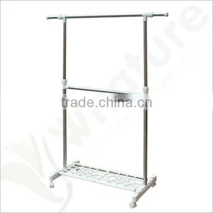 Hanging Clothes Drying Rack With Heavy Duty Loading Elegant Garment Rack Style thumbnail-3