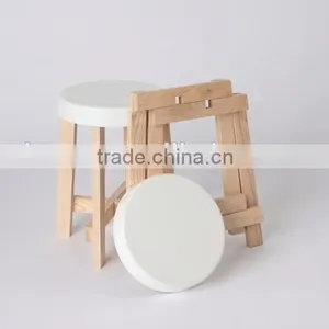 Wooden Chair Wooden Side Chair Color Painting thumbnail-6