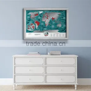 Scratch Places Off World Map Places I've Been Travel Map Great Scratchable Map Gift For Any Traveler thumbnail-5