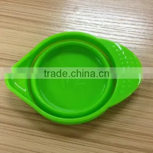 OEM Silicone Foldable Measuring Cup Green thumbnail-1