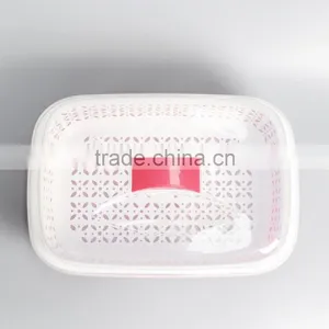 High Quality Folding Plastic Dropping Water Basket With Cap for Sale thumbnail-2