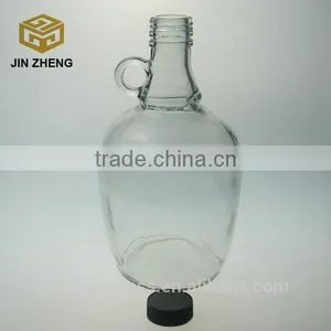 China Suppliar 1.5L Clear Wine Glass Bottle With Handle thumbnail-4
