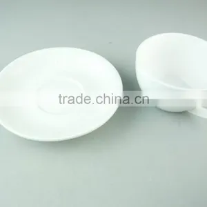Cheap White Porcelain Coffee Tea Set Tableware Cup and Saucer thumbnail-2