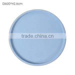 OEM Wholesale Cheap Oval Cement Concrete Plate/ Fruit Tray With Print thumbnail-4