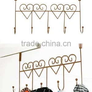 Multi-Function Love Metal Over The Door Hanging Hooks thumbnail-1