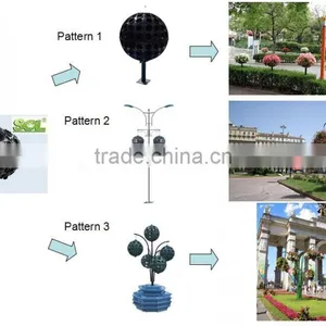 Hot Sale New Design Decorative Garden Flower Making Pot Hanging Ball Shaped Planter thumbnail-3
