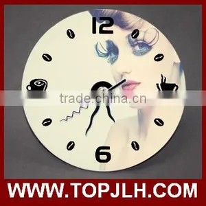 2017 China Suppliers New Luxury Wall Clock High Quality Wholesale Sublimation Clocks thumbnail-4