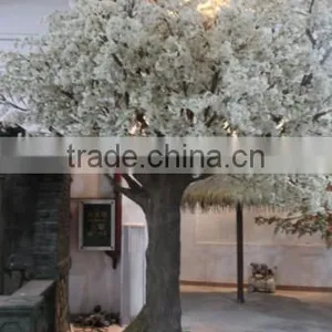 Factory Price Hot Sale Fiberglass White Cherry Blossom Tree Artificial Huge Tree thumbnail-1