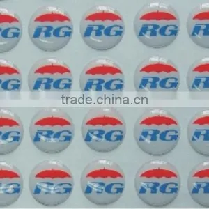 Top Quality Environmental Clear Epoxy Resin Sticker,custom Epoxy Sticker, Custom Dome Sticker thumbnail-3