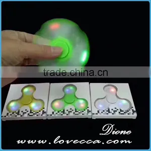2017 New Finger EDC Hand Spinner Alloy Fidget Spinner Led Flashing Light thumbnail-1