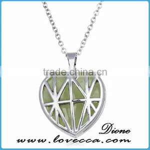 Magic Round Fairy Locket Pendant Gift Luminous Glow in the Dark Necklace thumbnail-2
