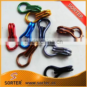 Functional 100% Anodized Colored Aluminum Double Hook Link Chain thumbnail-1