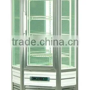 Triangle Glass Showcase/refrigerator Cake Showcase/fruit Showcase/beverage Showcase thumbnail-1