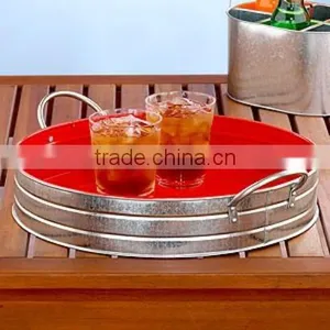2016 Galvanized Barware Serving Tray thumbnail-1