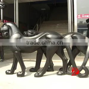 Bronze Black Ourdoor Abstract Animal Sculptures thumbnail-1