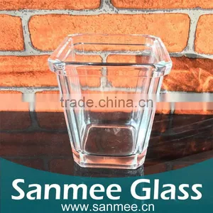 Cheap Square Glass Candle Holder for Wholesale thumbnail-1