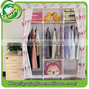 Factory Price Removable Collapsible Wardrobes for Home Furniture thumbnail-1