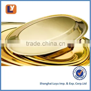 Stainless Steel Tray Ellipse Tray thumbnail-3
