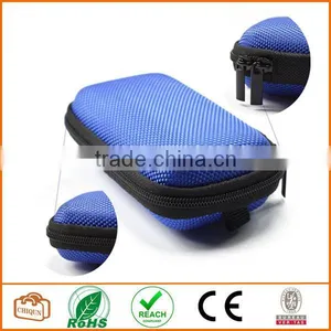 Blue Color Rectangle Shaped Hard Earphone Headset EVA Case for Bluetooth Earphone thumbnail-1