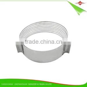 ZY-F1404 Durable Stainless Steel Round Mousse Cake Mold Cake Ring thumbnail-4