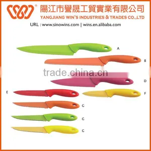 A3394 New Design Stainless Steel Kitchen Knife Set With Non-stick Coated thumbnail-1