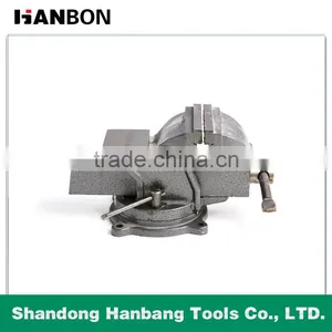 5" 125mm France Type Swivel Bench Vise With Anvil thumbnail-1