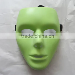PVC Plastic Jabbawockeez Mask Noctilucent False Face Mask thumbnail-1