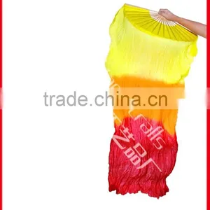 Colorful Silk Dance Fan for Promotion thumbnail-2