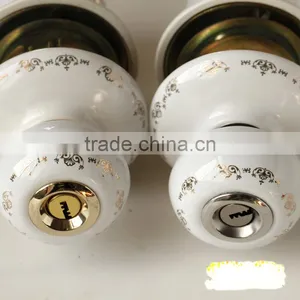 Stainless Steel304 Entry Privacy Passage New Ball Ceramics Door Handle Security Lock Round Knob Hotel Door Lock thumbnail-2