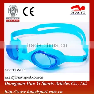 Silicone Gaskets Soft Headstrap Waterproof Swimming Goggles thumbnail-2