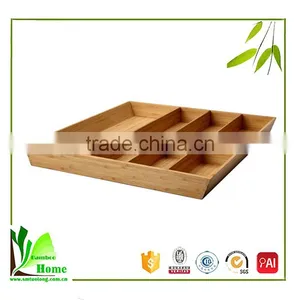 Customized High Quality Wooden Cutlery Tray thumbnail-4